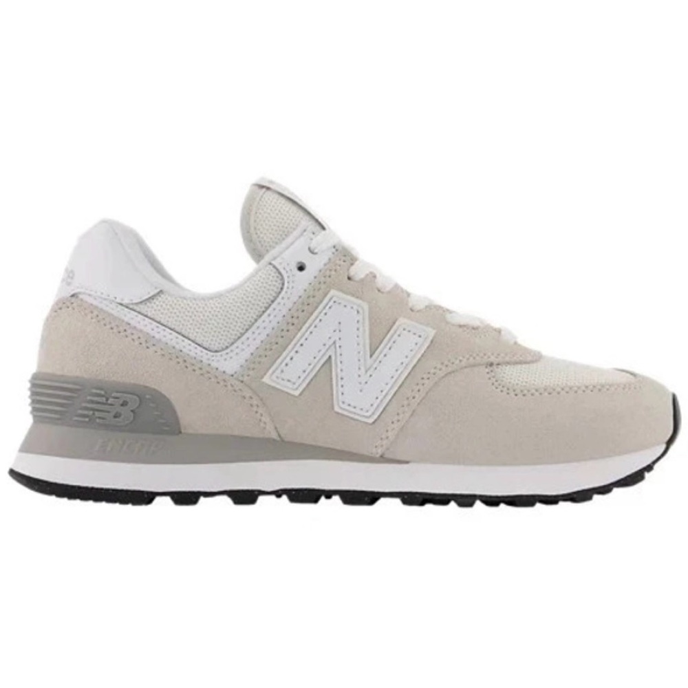 New Balance 574 Core Nimbus Cloud White WL574EVW Women Size 6.5 New Sneakers
